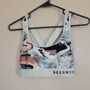 Under Armour Green Orange Black Purple Sports Bra Size S